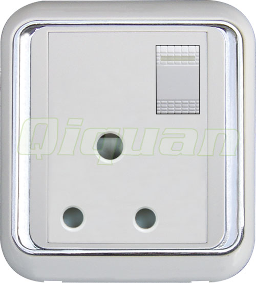 1 Gang with 15A socket