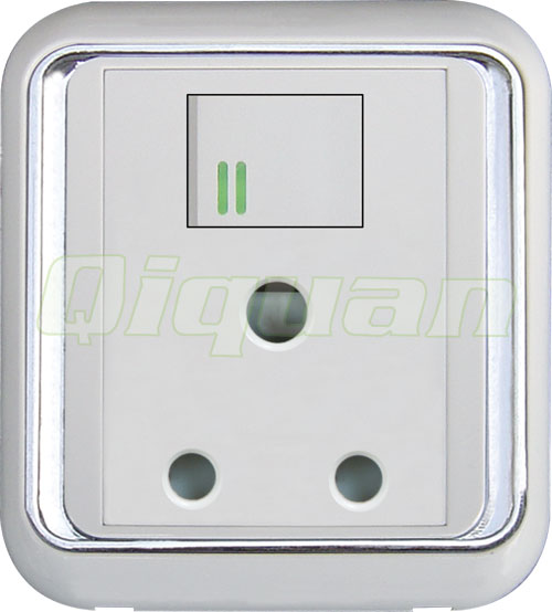 1 Gang with 15A socket