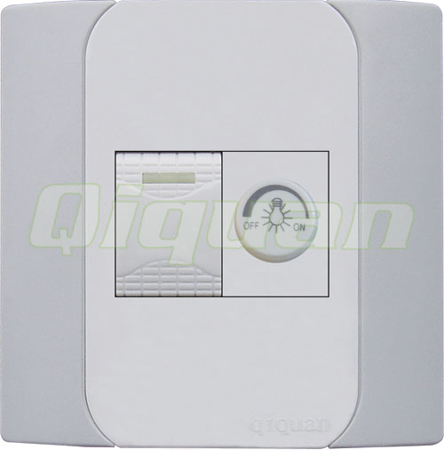 Dimmer switch with switch