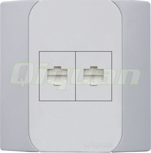 Double TEL Socket